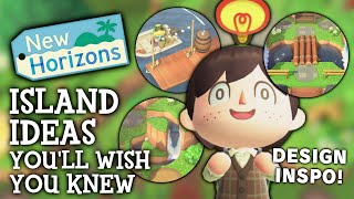 30 Island Ideas Youll WISH You Knew Sooner  Animal Crossing New Horizons [upl. by Nahtahoj]