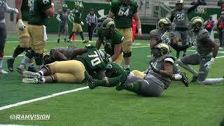 Colorado State Football Spring Game Highlights [upl. by Ragg848]