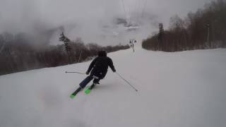 2018 Elan Ripstick 86  SkiEssentialscom Ski Test [upl. by Suedaht]