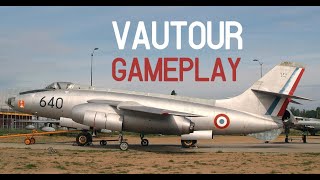 Vautour IIA France Warthunder Realistic Air Battles [upl. by Eiznik]