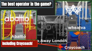 Exploring the Top Bus Companies in Croydon ROBLOX Including Croycoach in v13 [upl. by Haleehs]