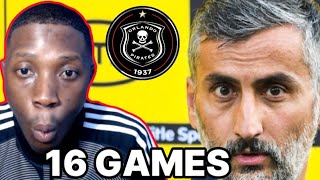 REACTING TO ORLANDO PIRATES STATS RECORD AFTER 16 GAMES VS LAST SEASON [upl. by Ellennaj]