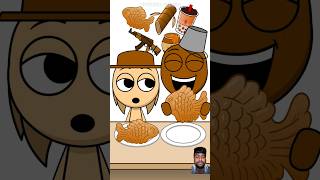 sprunki Brown Color Mukbang shorts youtubeshorts foryou [upl. by Itirahc329]