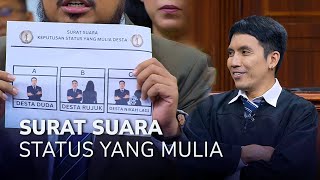 PEMILU STATUS YANG MULIA HASILNYA 14  MAIN HAKIM SENDIRI [upl. by Annamaria]