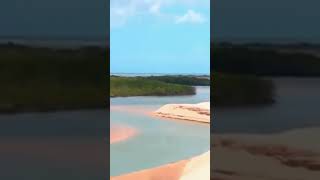 Praia Barra dos Remédios em Camocim Ceará [upl. by Anelis]