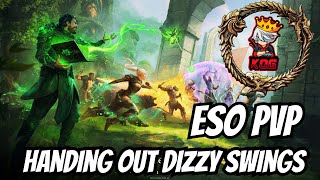 ESO PvP Handing out Dizzys on the worst classes [upl. by Noryb602]