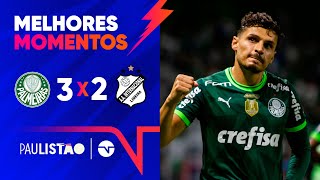 RONY FAZ GOLAÇO DA VITÓRIA DE COBERTURA E VEIGA CRAVA DUAS VEZES PALMEIRAS 3X2 INTER DE LIMEIRA [upl. by Anahsak]