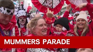 Mummers Parade begins New Years Day strut around Philadelphia [upl. by Ledeen]