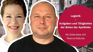 Logistik  Die Aufgaben der Disponenten und Botenfahrer der Apotheke  Jobprofil MediosApotheke [upl. by Andrej]