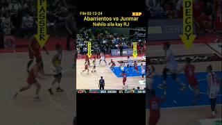 RJ Abarrientos vs Junmar Fajardo nahilo sila kay RJ [upl. by Midan]