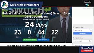 Release date of Switch game show Season 2 on GSN Countdown Last part unfortunately [upl. by Roel]