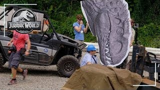 Chris Pratts Video Diaries Indominus Paddock  Behind The Scenes  Jurassic World [upl. by Atsylac]