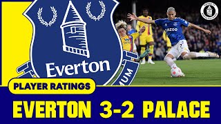 Everton 32 Crystal Palace  Player Ratings [upl. by Flossy]