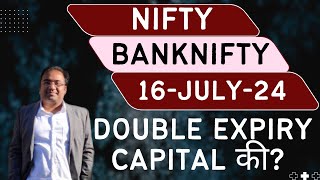 Nifty Prediction and Bank Nifty Analysis for Tuesday  16 July 24  Bank NIFTY Tomorrow [upl. by Sherrer72]