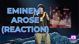 EMINEM  AROSE REACTION [upl. by Asenej]