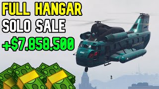 Gta 5 Selling Full Stock Hangar Business Solo For 78 Million [upl. by Parsons986]