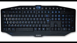 Review Of Zalman zmk400g Light Up Gaming Keyboard [upl. by Ayhay]