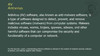 AV  Antivirus [upl. by Worl396]