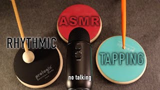 ASMR Rhythmic Tapping amp Drumming No Talking [upl. by Yarazed]