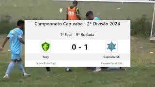 TUPY 0x1 CAPIXABA SC  20102024  GOLS [upl. by Setsero]