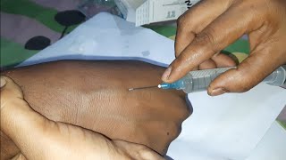 Ceftriaxone 1g iv injection push Triject 1g injection video Ep152 AnikHealthTips1 [upl. by Dede]