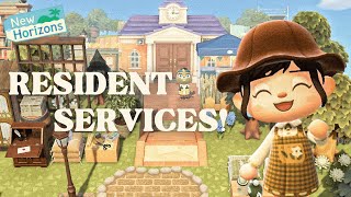 Decorating Resident Services 🦊  Animal Crossing New Horizons [upl. by Nylatsirk352]