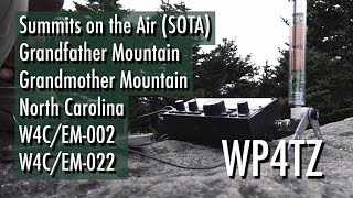 Summits on the Air from Grandfather Mountain NC [upl. by Barabbas]