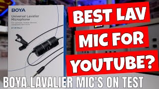 Boya BY M1 Pro II MK2 vs M1S vs M1 Pro Which Lavalier Mic Is Best For YouTube [upl. by Goodden]