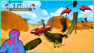 STUNT PARADISE is the Most Intense BreakNeck Paced Racing Game Ive Played all Year LETS GOOOO [upl. by Enymsaj]