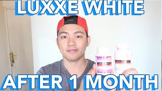 LUXXE White Glutathione After 1 Month Review  Effective Whitening  Pampaputi  Lance Alipio [upl. by Wagner804]