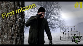 GTA V first mission gameplay Hindi [upl. by Htebazie]