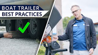 Boat Trailer Best Practices [upl. by Odravde]