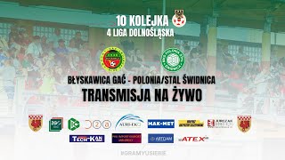 Błyskawica Gać  PoloniaStal Świdnica LIVE 28092024 [upl. by Oiramat]