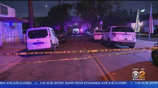 2 Men Shot Killed In Bellflower [upl. by Lizned667]