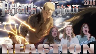 JUST WOW  Attack on Titan SUB  2x6 Warrior  Reaction [upl. by Nazler]