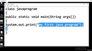 how to compile and execute java program [upl. by Namreh]