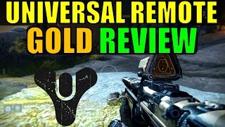 Destiny Universal Remote GoldExotic Shotgun Review [upl. by Neufer718]