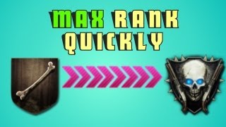 Black Ops 2 Zombies  How To Get To Max Rank Quickly Updated Version [upl. by Sliwa]