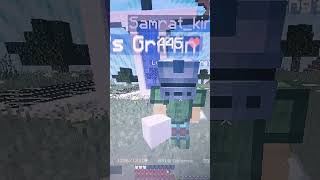 Gifting dragon armour to SAMRATKINGYT in Fakepixel skyblock Minecraft minecraft shorts gift [upl. by Tamiko]