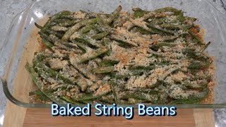 Italian Grandma Makes Baked String Beans Green Beans [upl. by Feliks896]