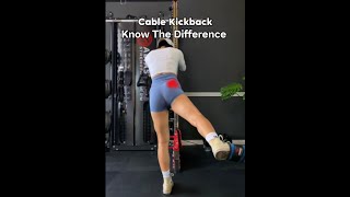 Cable Kickbacks VariationsKnow the Difference [upl. by Voe]