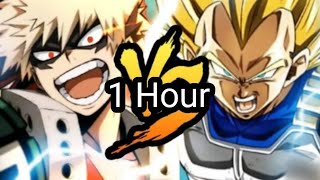 BAKUGO VS VEGETA RAP BATTLE  RUSTAGE ft Shwabadi 1 hour [upl. by Riggs457]