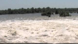 Morganza Spillway Fish Jumping Through Gates [upl. by Rehptosirhc110]