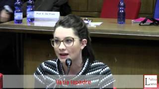 Ilaria Iapadre  30 gennaio 2016 Comitato per il NO Referendum Costituzionale [upl. by Yardley454]