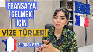 Fransa’ya Gelmek İçin Vize Türleri Schengen Vizesi Almak  Fransa’ya Gitmenin Yolları vize Fransa [upl. by Saphra204]