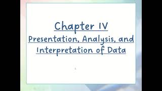 Thesis Writing Chapters 4 amp 5 plus Abstract [upl. by Adnauqal]