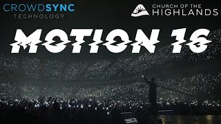 CrowdSync 15000 LED Controllable Wristbands at Motion16 [upl. by Ecydnak]