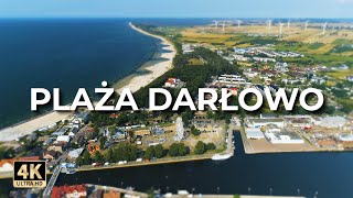 Plaża Darłowo  Plaża w Darłowie z drona  Lato  LECE W MIASTO™ 4k [upl. by Lloyd408]