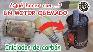 Iniciador de carbón con un motor quemado [upl. by Omissam]