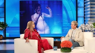 Cardi B Showed Ellen How She Got Pregnant [upl. by Ardnued545]